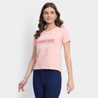 Ladies' Cotton T-Shirt, Peach, small image number null